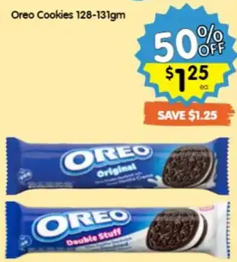 Spar Oreo Cookies 128-131gm offer
