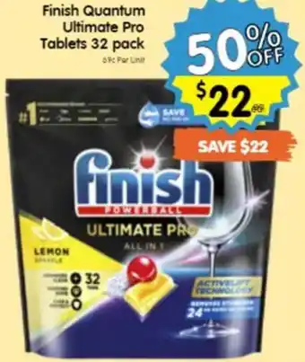 Finish Quantum Ultimate Pro Tablets 32 pack