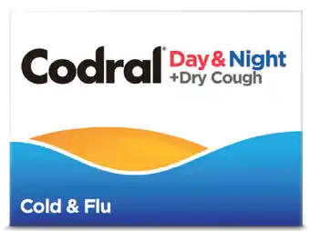 Codral cold & flu + dry cough day & night 24 capsules