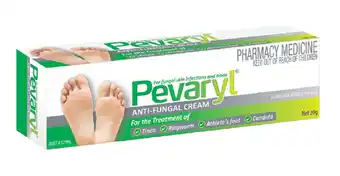 Direct Chemist Outlet Pevaryl anti-fungal cream 1% 20g offer