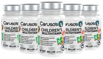Caruso's natural health children's multivitamin 60 tablets