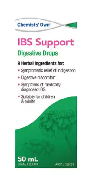 Chemists' own ibs support digestive drops 50ml