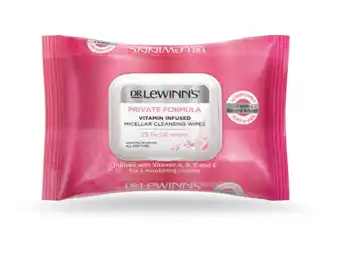 Dr lewinn's private formula vitamin infused micellar cleansing wipes 25pk