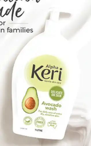 Direct Chemist Outlet Alpha keri avocado gentle wash 1l offer