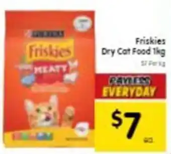 Spar Friskies Dry Cat Food 1kg offer