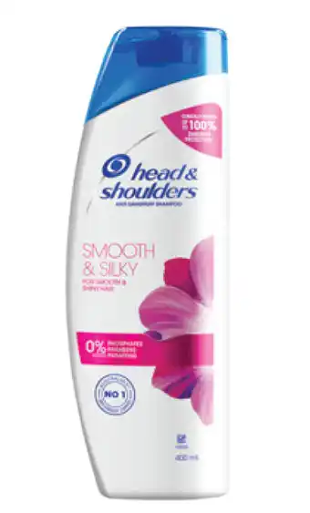 Head & shoulders smooth & silky anti dandruff shampoo 400ml