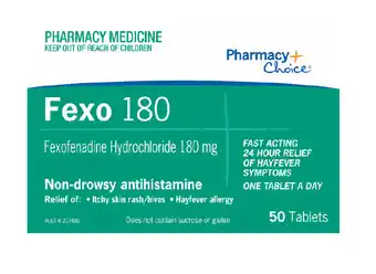 Direct Chemist Outlet Pharmacy choice fexo 180 50 tablets offer