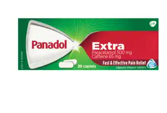 Direct Chemist Outlet Panadol extra with optizorb 20 caplets offer