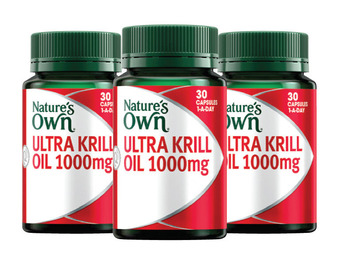 Direct Chemist Outlet Nature's own ultra krill oil 1000mg 30 capsules offer