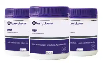 Direct Chemist Outlet Henry blooms msm powder 300g offer