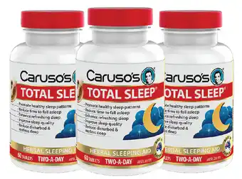 Direct Chemist Outlet Caruso's natural health total sleep 60 tablets offer