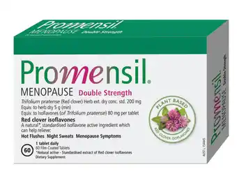 Promensil double strength 60 tablets