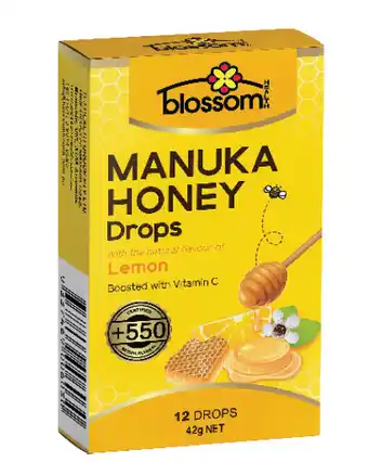 Direct Chemist Outlet Blossom health + 550 mgo 3g drops - lemon & vitamin c - 12 pack offer