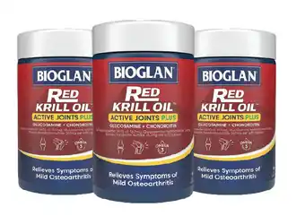 Direct Chemist Outlet Bioglan red krill oil active joints plus 90 capsules offer