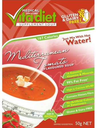Direct Chemist Outlet Vita diet mediterranean tomato soup 50g offer