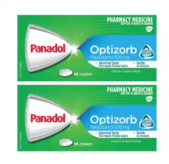 Panadol optizorb paracetamol 500mg 96 caplets