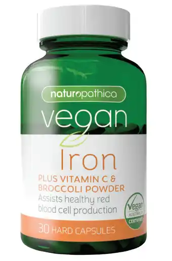 Direct Chemist Outlet Naturopathica vegan iron 30s offer