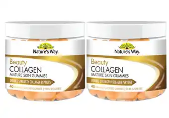 Direct Chemist Outlet Nature's way beauty collagen mature skin gummies 40 gummies offer