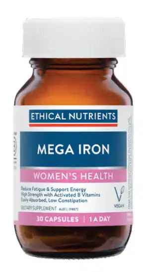 Star Discount Chemist Ethical nutrients mega iron women’s health 30 capsules offer
