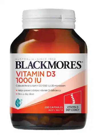 Star Discount Chemist Blackmores vitamin d3 1000 iu 200 capsules offer