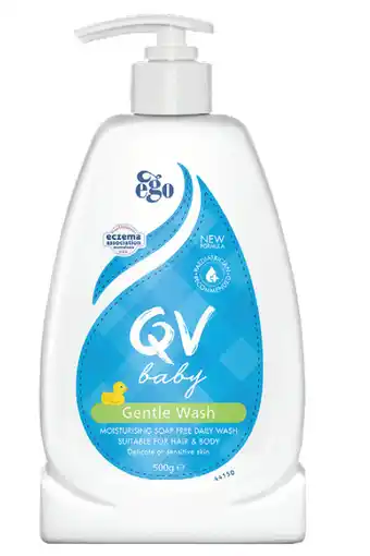 Star Discount Chemist Qv baby gentle wash 500g offer