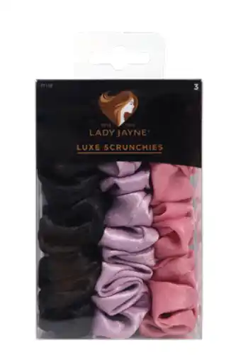 Star Discount Chemist Lady jayne luxe scrunchies large 3 pack offer