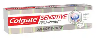 Star Discount Chemist Colgate sensitive pro-relief smart white 110g offer