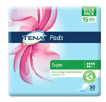 Star Discount Chemist Tena super 30 pads offer