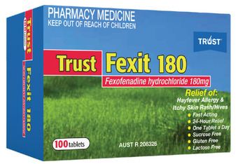 Star Discount Chemist Trust fexit 180mg 100 tablets offer