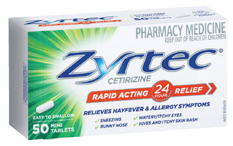 Alliance Pharmacy Zyrtec cetirizine rapid acting relief 50 tablets offer