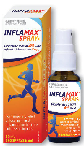 Inflamax spray diclofenac 4% 130 sprays