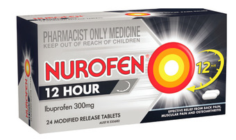 Alliance Pharmacy Nurofen 12 hour ibuprofen 300mg 24 tablets offer