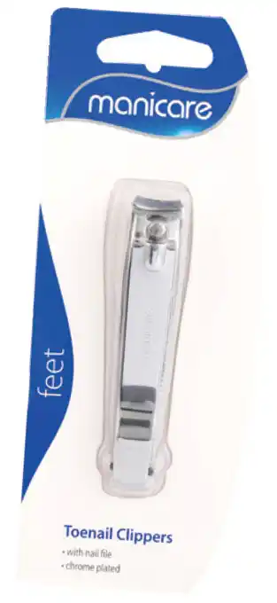 Manicare toenail clippers with nail file