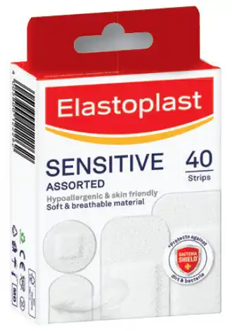 Elastoplast sensitive assorted 40 pack