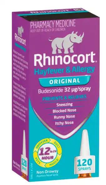 Alliance Pharmacy Rhinocort hayfever & allergy non-drowsy nasal spray original 120 sprays offer