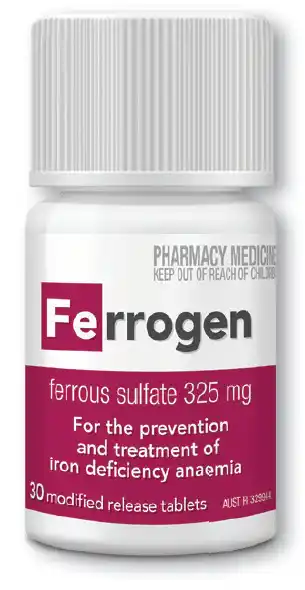 Alliance Pharmacy Ferrogen iron mr 30 tablets offer