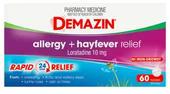 Alliance Pharmacy Demazin allergy + hayfever 60 tablets offer