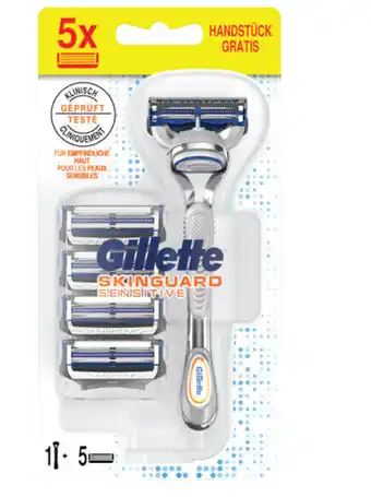 Gillette skinguard razor + 5 blades