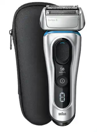 Shaver Shop Braun series 8 next generation wet & dry electric shaver with fabric case offer