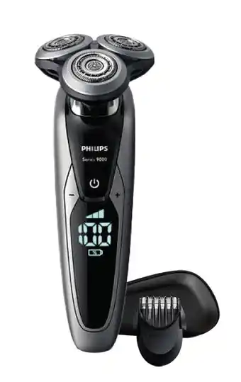 Shaver Shop Philips series 9000 shaver with beard styler & storage case offer