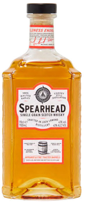Loch lomond spearhead single grain scotch whisky 700ml