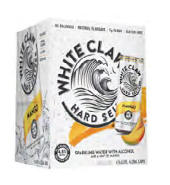 White claw hard seltzer mango 330ml