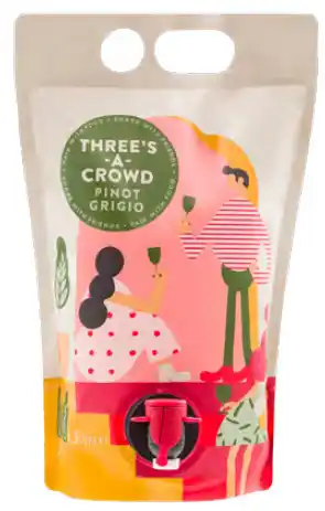 Three's a crowd pinot grigio 1500ml