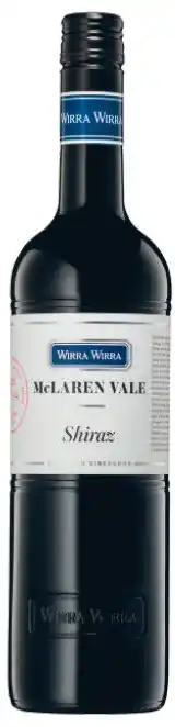 Wirra wirra mclaren vale vineyards shiraz 750ml