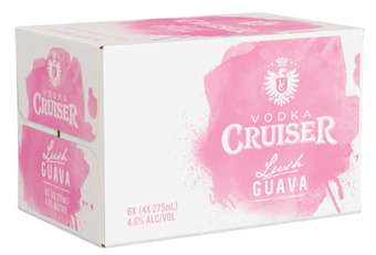 Liquorland Vodka cruiser lush guava bottles 24x275ml offer