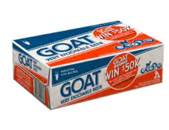 First Choice Liquor Goat lager can 375ml offer