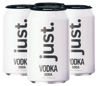 Liquorland Just drinks vodka soda 330ml offer
