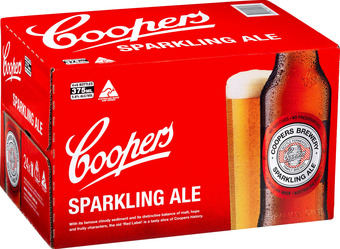 Coopers sparkling ale bottle 375ml