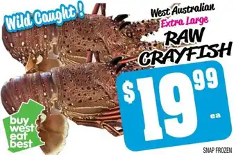 Farmer Jack's West Australian Extra Large RAW CRAYFISH offer
