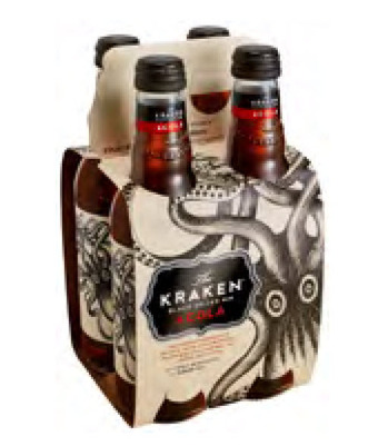 The kraken rum & cola bottle 330ml